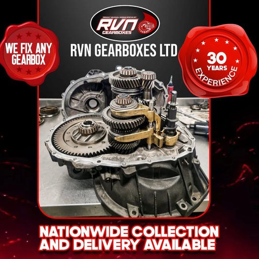 Fully reconditioned VW Volkswagen Transporter T5/T28 1.9 5-speed manual gearbox with 12-month warranty by RVN Gearboxes Ltd